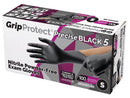 GripProtect Precise Black 5 Nitrile Exam Gloves