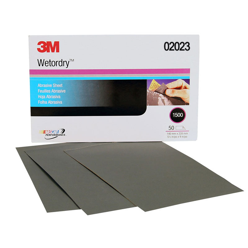 3M Wet or Dry 02023 Abrasive sheets