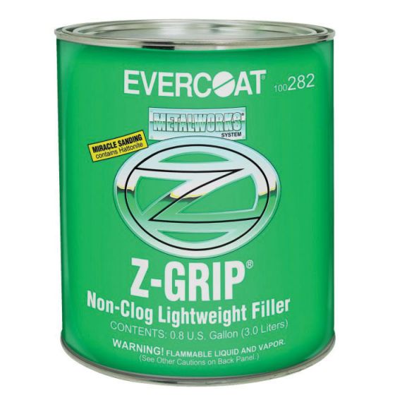 EVERCOAT® Z-GRIP® 100282 Performance Lightweight Body Filler, 3 L Can, Green-Yellow, Liquid